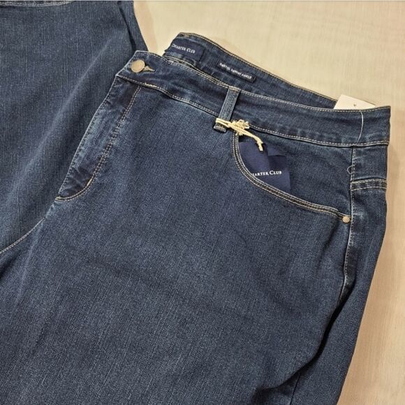 Charter Club Plus Bristol Skinny Mid-Rise - Picture 4 of 10